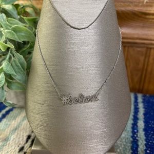 Serena Williams .925 1/6ctw diamond necklace.